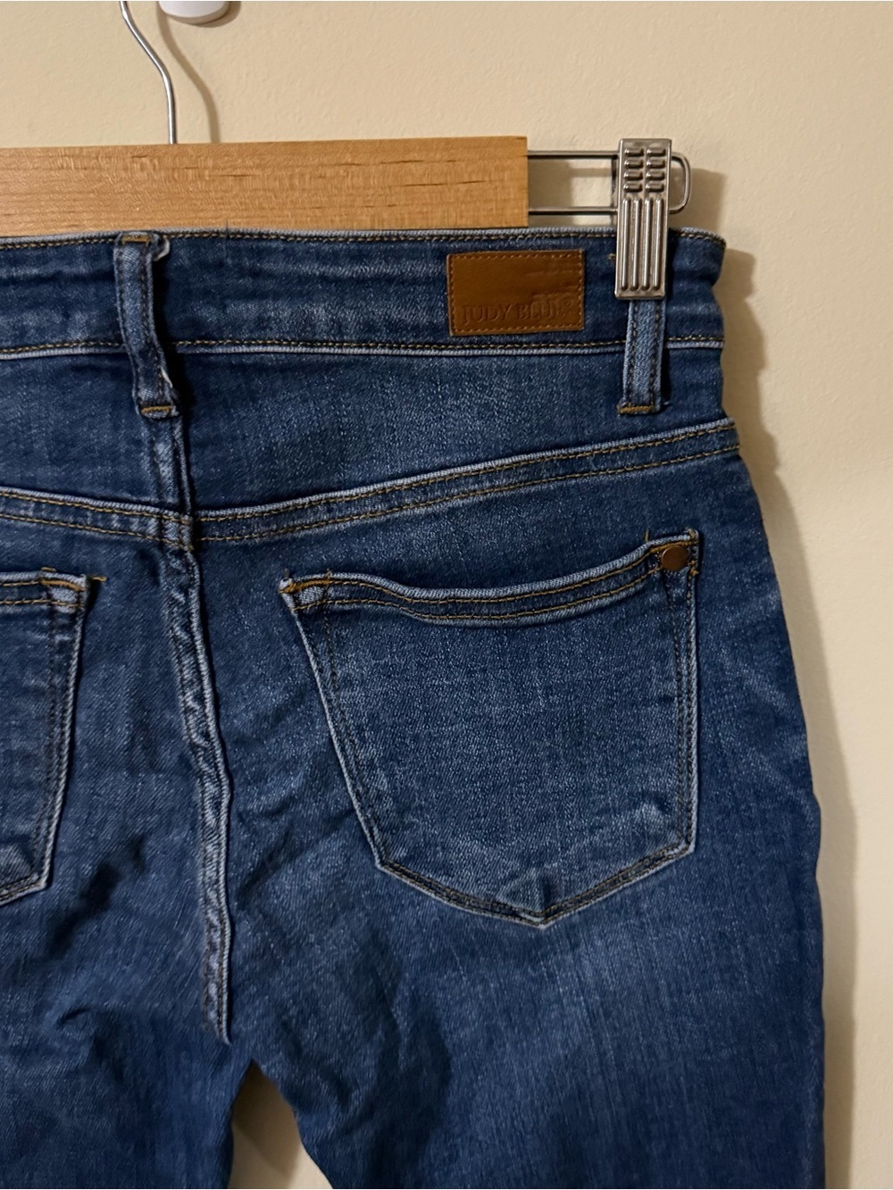 Judy Blue Skinny Fit Denim Jeans Size 3 / 26 Womens Medium Wash - Picture 4 of 7